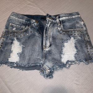 High waisted shorts